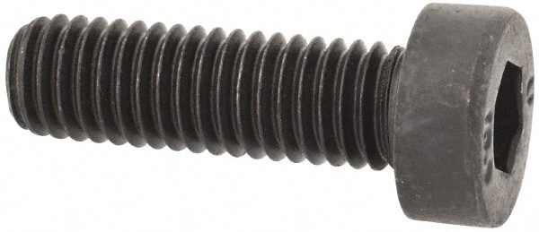 Unbrako 103502 Low Head Socket Cap Screw: M5 x 0.8, 16 mm Length Under Head, Low Socket Cap Head, Hex Socket Drive, Alloy Steel, Black Oxide Finish Image