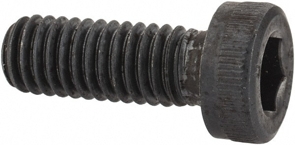 Unbrako 103511 Low Head Socket Cap Screw: M6 x 1, 16 mm Length Under Head, Low Socket Cap Head, Hex Socket Drive, Alloy Steel, Black Oxide Finish Image