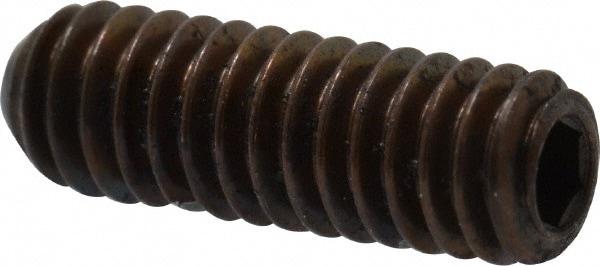 Unbrako 118841 Set Screw: #8-32 x 1/2", Cup Point, Alloy Steel, Grade 8 Image