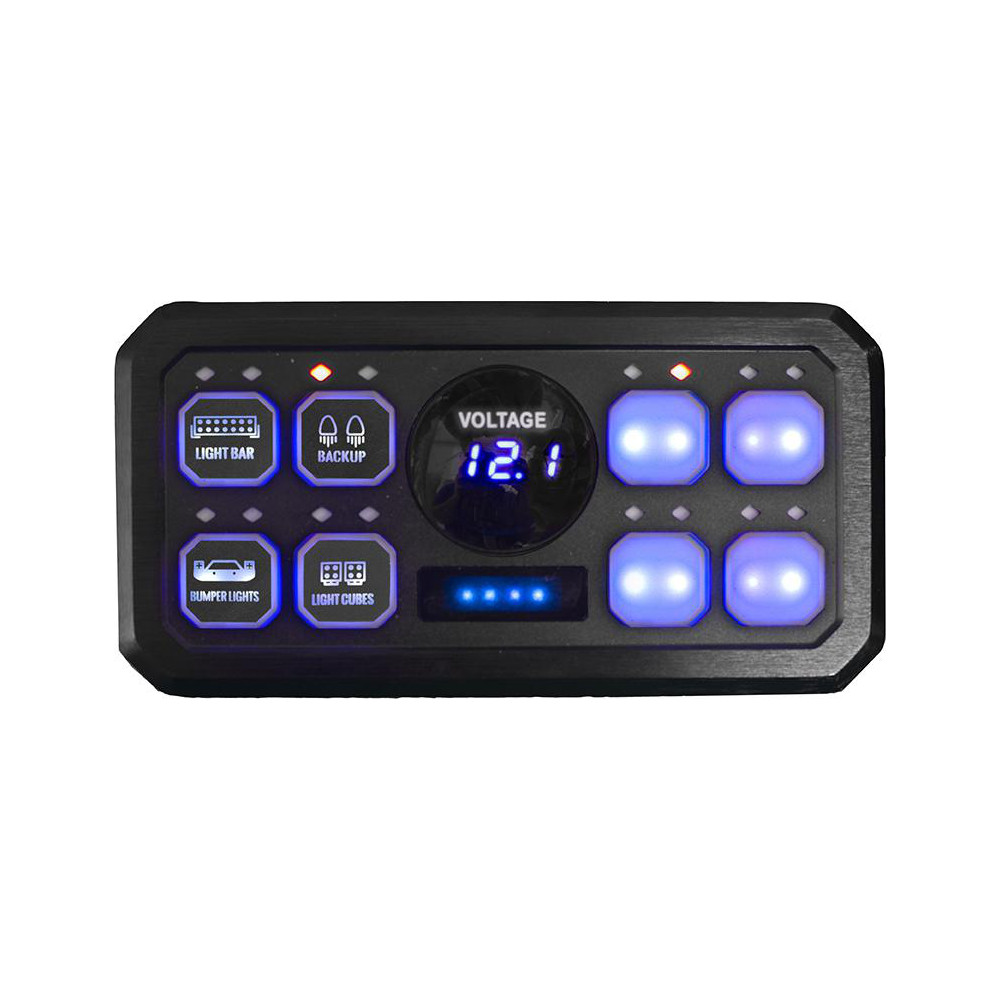 Race Sport Automotive Switches; Switch Type 8Button Auxiliary Light Universal Switch Panel
