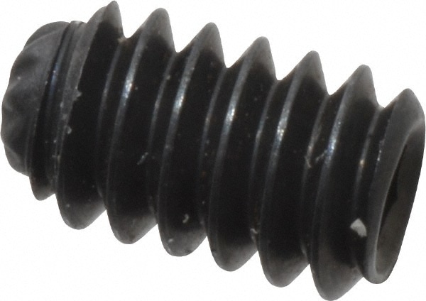 Unbrako 107235 Set Screw: #4-40 x 3/16", Cup & Knurled Cup Point, Alloy Steel, Grade 8 Image