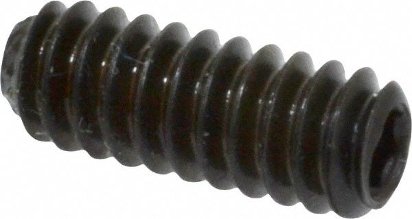 Unbrako 117019 Set Screw: #10-24 x 1/2", Cup & Knurled Cup Point, Alloy Steel, Grade 8 Image