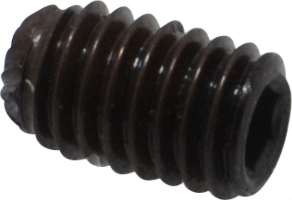 Unbrako 119486 Set Screw: #10-32 x 5/16", Cup & Knurled Cup Point, Alloy Steel, Grade 8 Image