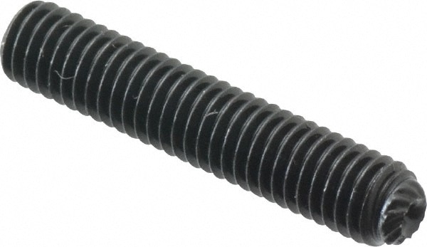 Unbrako 109112 Set Screw: #10-32 x 1", Knurled Cup Point, Alloy Steel, Grade 8 Image