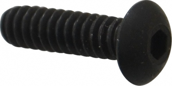 Unbrako 104784 #6-32 1/2" Length Under Head Hex Socket Drive Button Socket Cap Screw Image