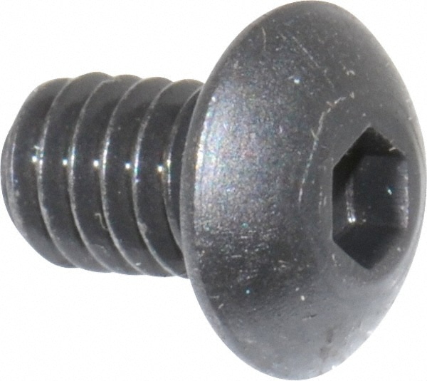 Unbrako 116546 #8-32 1/4" Length Under Head Hex Socket Drive Button Socket Cap Screw Image