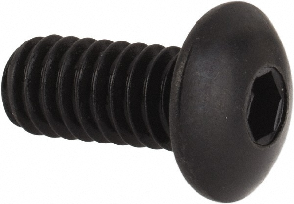 Unbrako 116562 #8-32 3/8" Length Under Head Hex Socket Drive Button Socket Cap Screw Image