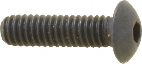 Unbrako 116595 #8-32 5/8" Length Under Head Hex Socket Drive Button Socket Cap Screw Image