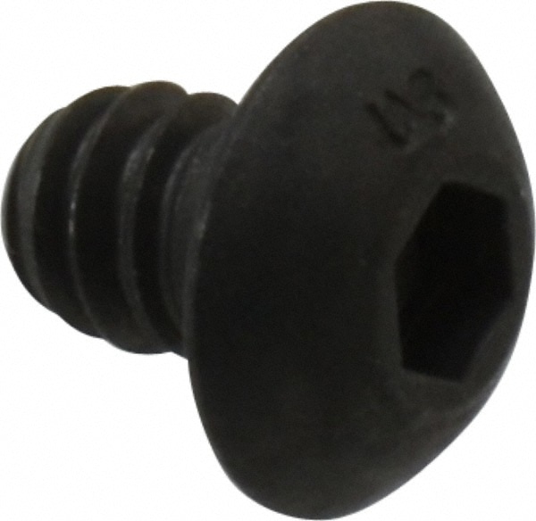 Unbrako 116932 #10-24 1/4" Length Under Head Hex Socket Drive Button Socket Cap Screw Image