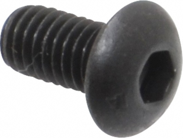 Unbrako 102042 #10-32 3/8" Length Under Head Hex Socket Drive Button Socket Cap Screw Image