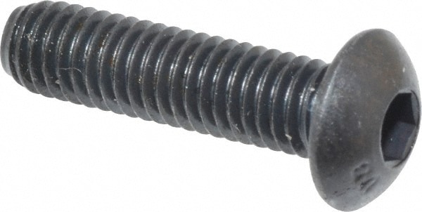 Unbrako 120725 #10-32 3/4" Length Under Head Hex Socket Drive Button Socket Cap Screw Image