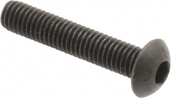 Unbrako 118647 #10-32 1" Length Under Head Hex Socket Drive Button Socket Cap Screw Image