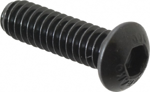 Unbrako 104209 1/4-20 7/8" Length Under Head Hex Socket Drive Button Socket Cap Screw Image