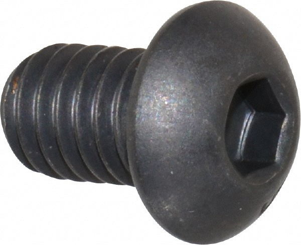 Unbrako 103975 5/16-18 1/2" Length Under Head Hex Socket Drive Button Socket Cap Screw Image