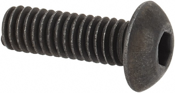 Unbrako 106363 M4x0.70 12mm Length Under Head Hex Socket Drive Button Socket Cap Screw Image