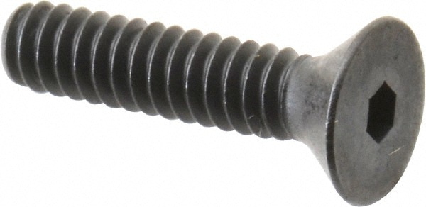 Unbrako 119725 #6-32 5/8" OAL Hex Socket Drive Flat Socket Cap Screw Image