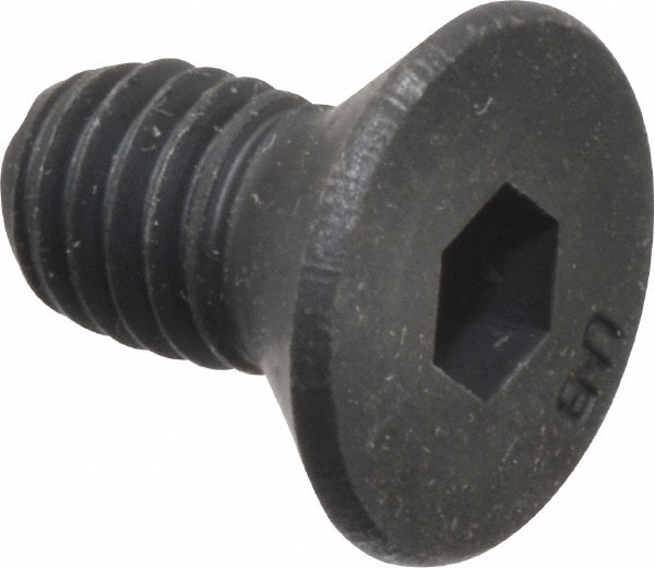 Unbrako 111890 #10-32 3/8" OAL Hex Socket Drive Flat Socket Cap Screw Image