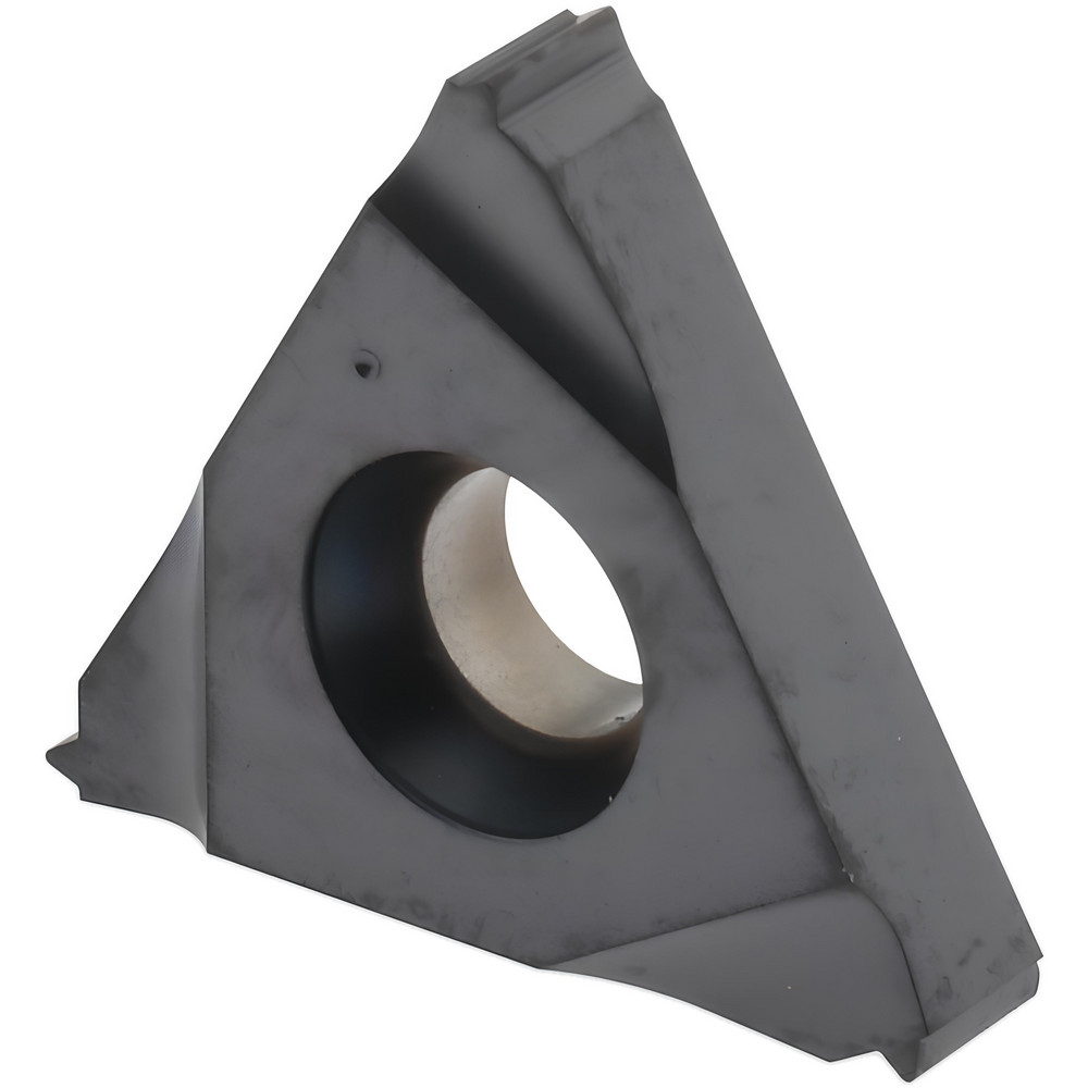 Laydown Threading Insert: 16ER28UNJ IC908, Carbide - TiAlN Finish, Right Hand, External UNJ Thread, 28 TPI, 3/8" Inscribed Circle