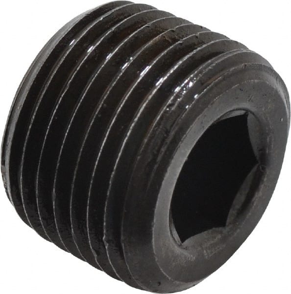 Unbrako 118963 3/8-18, 1/2" OAL, Alloy Steel Socket Pressure Plug 