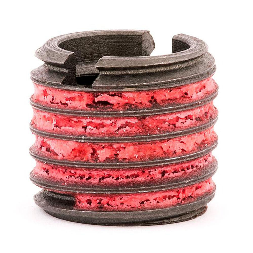 Thread Locking Insert: 1/2-20 Internal Thread, 3/4-10 External Thread, UNF, 21/32" OAL, Self-Lock Wall - Carbon Steel