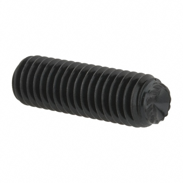 Unbrako 103231 Set Screw: M8 x 25 mm, Knurled Cup Point, Alloy Steel, Grade 45H 