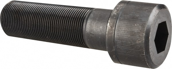 Unbrako 110697 Hex Head Cap Screw: 1-1/2 - 12 x 5", Alloy Steel, Black Oxide Finish Image