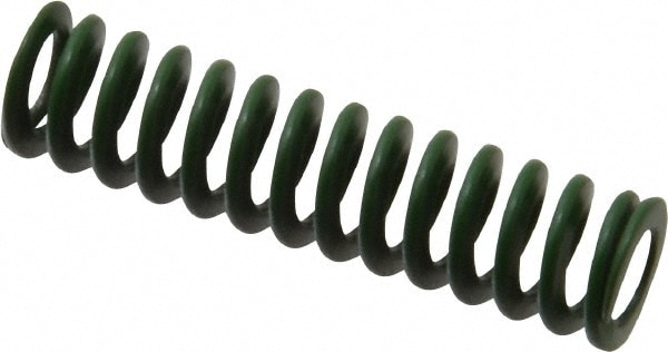 Die Spring: 1-1/2" Free Length, Green