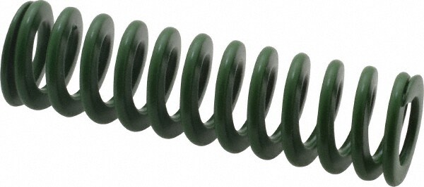 Die Spring: 1-3/4" Free Length, Green