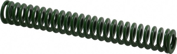 Die Spring: 3-1/2" Free Length, Green