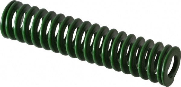Die Spring: 3-1/2" Free Length, Green
