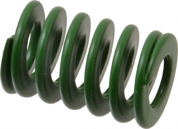 Die Spring: 1-1/2" Free Length, Green