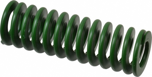 Die Spring: 3" Free Length, Green
