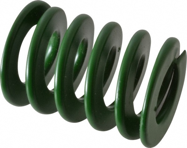 Die Spring: 1-3/4" Free Length, Green