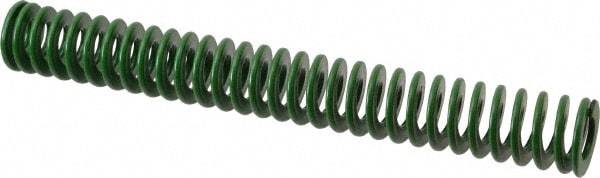 Associated Spring Raymond 203-640 Die Spring: 10" Free Length, Green Image