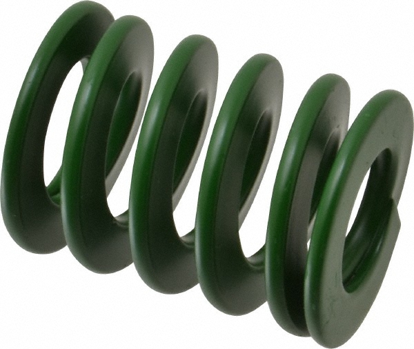 Die Spring: 2" Free Length, Green