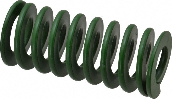 Die Spring: 3-1/2" Free Length, Green