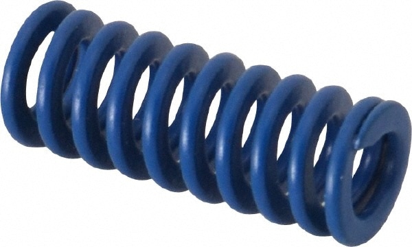 Die Spring: 1" Free Length, Blue