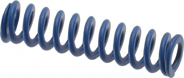 Die Spring: 1-1/2" Free Length, Blue