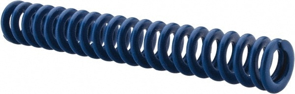 Die Spring: 2-1/2" Free Length, Blue