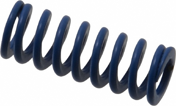 Die Spring: 1-1/4" Free Length, Blue