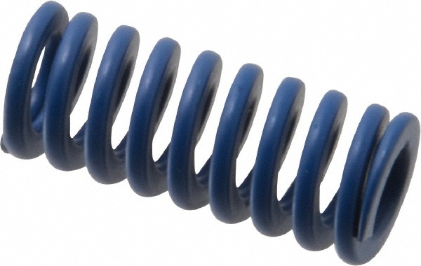 Die Spring: 1-1/2" Free Length, Blue
