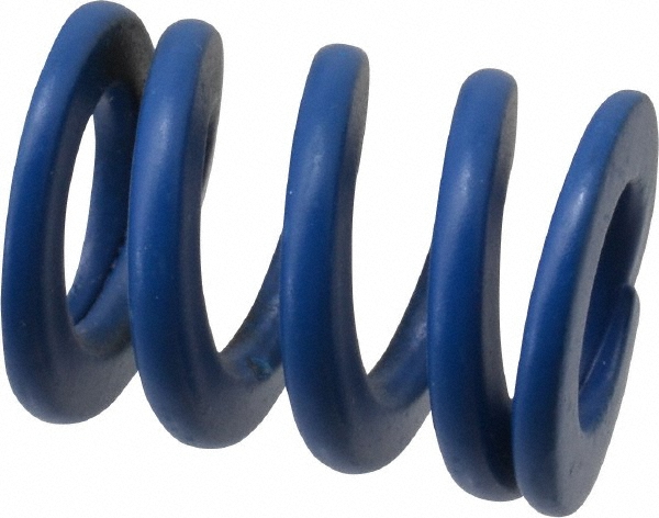 Die Spring: 1" Free Length, Blue