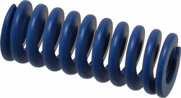 Die Spring: 2-1/2" Free Length, Blue