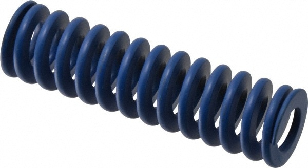 Die Spring: 3-1/2" Free Length, Blue