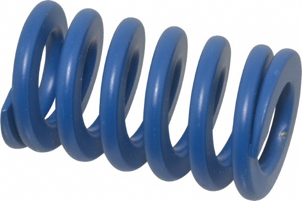 Die Spring: 2-1/2" Free Length, Blue