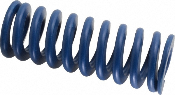 Die Spring: 4" Free Length, Blue