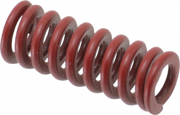 Die Spring: 1" Free Length, Red