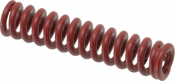 Die Spring: 1-3/4" Free Length, Red