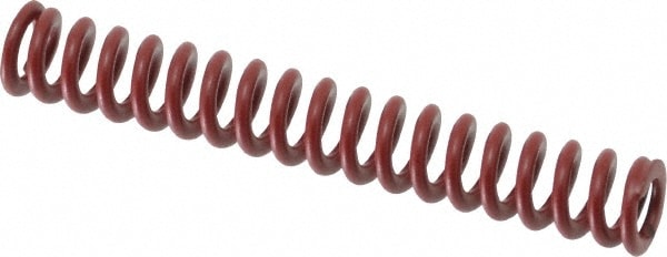 Die Spring: 2-1/2" Free Length, Red