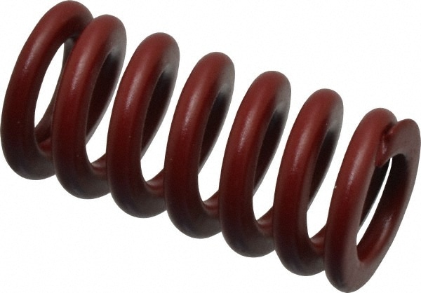 Die Spring: 1" Free Length, Red
